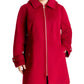 Michael Michael Kors Women's Hooded Point Collar Coat Red Size 3X