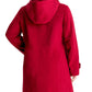 Michael Michael Kors Women's Hooded Point Collar Coat Red Size 3X