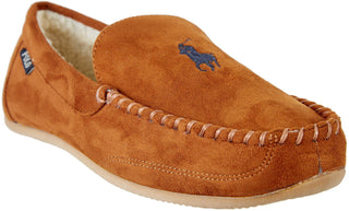 Ralph Lauren Men's Declan Moccasin Slippers Brown Size 11M