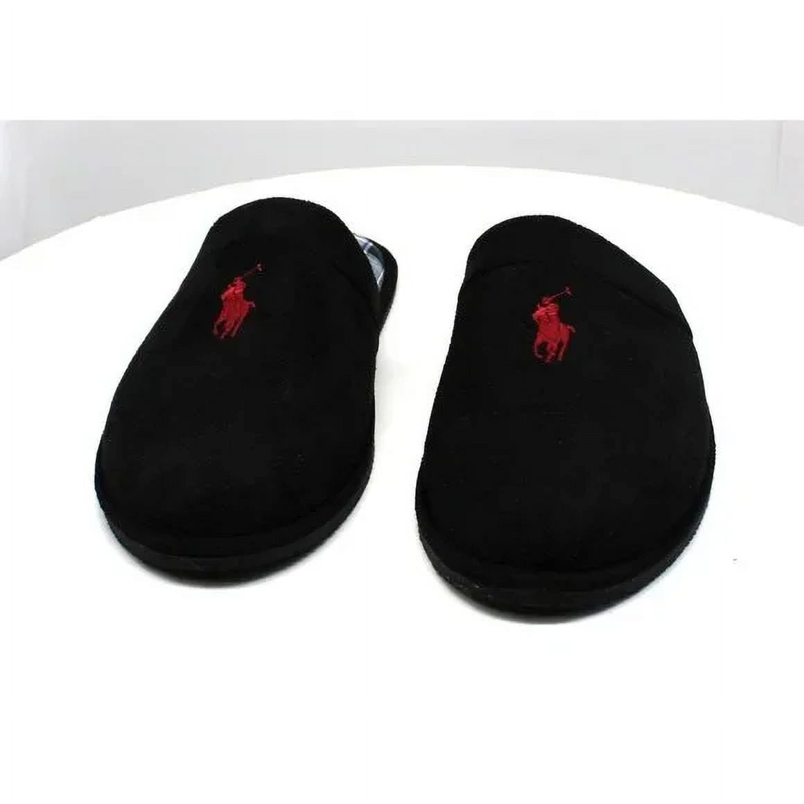 Ralph Lauren Men's Klarence Scuff Slipper Black Size 10 M