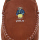 Ralph Lauren Men's Declan Bear Moccasin Slippers Brown Size 9 M