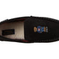 Ralph Lauren Men's Declan Bear Moccasin Slipper Black