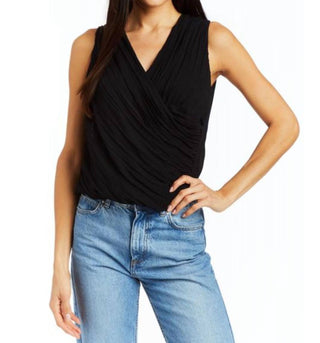 Drew - Maisie Pleated Chiffon Sleeveless Top