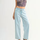 Just Black Denim - Kai Drawstring Wide Leg Denim Jeans