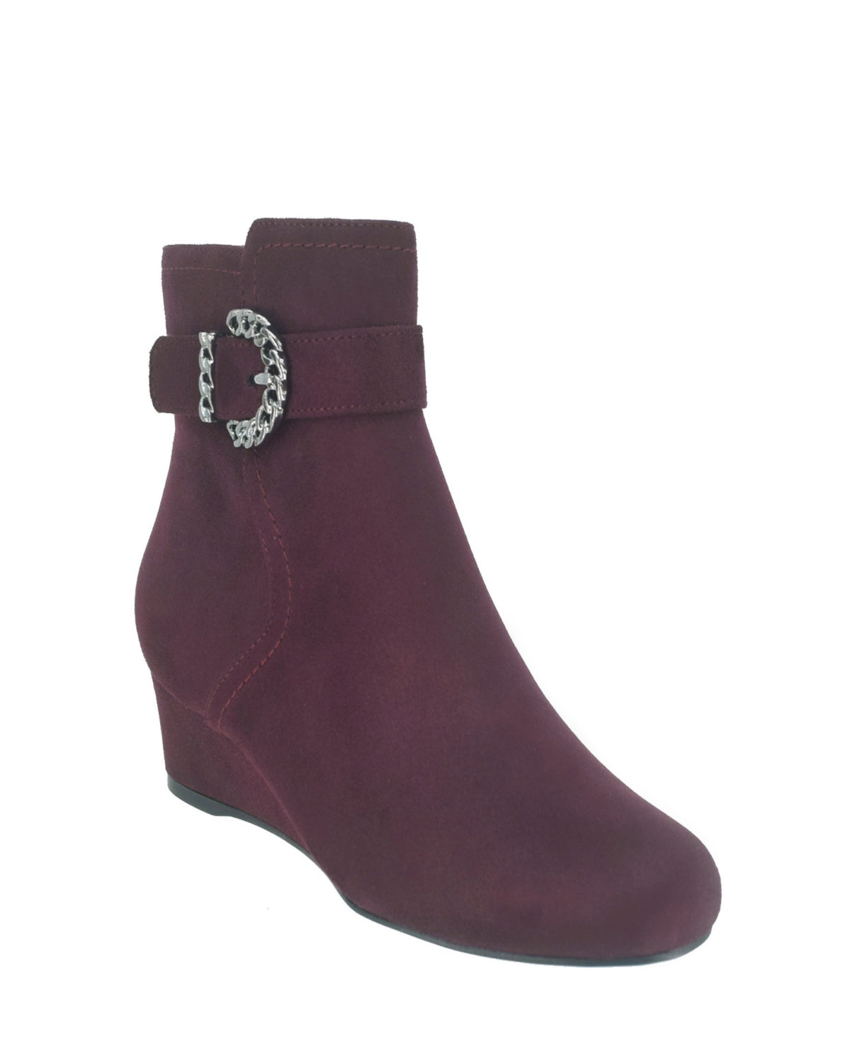 Impo Women's Wide Width Wedge Bootie Purple Size 8 M