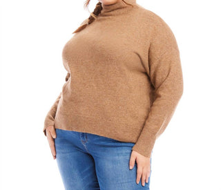 Karen Kane - Plus Size Mock Neck Sweater