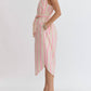 Entro - Striped Button Up Midi Dress
