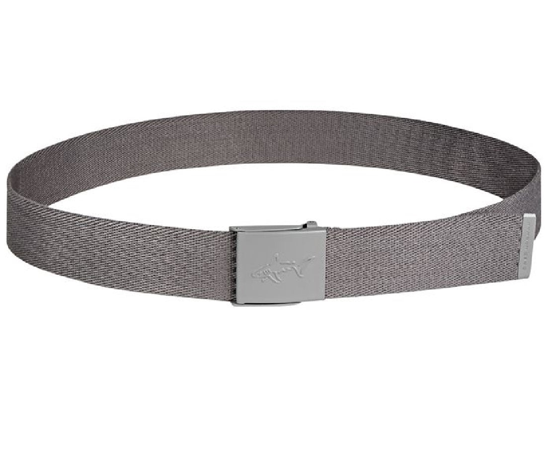 Attack Life By Greg Norman Men's Adjustable Woven Fabric Belt Gray Size Regular
