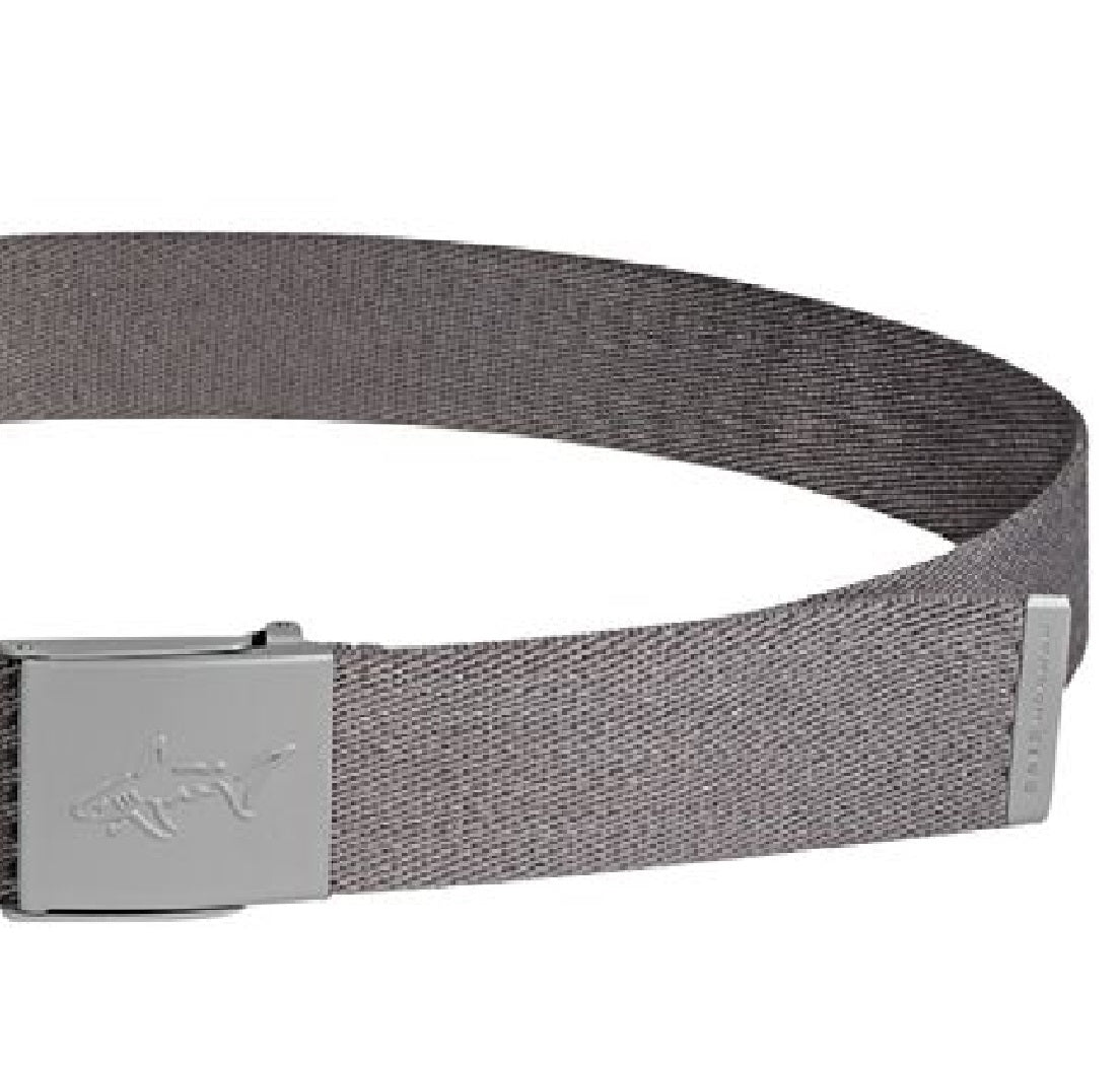 Attack Life By Greg Norman Men's Adjustable Woven Fabric Belt Gray Size Regular
