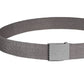 Attack Life By Greg Norman Men's Adjustable Woven Fabric Belt Gray Size Regular