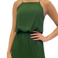Sam Edelman Women's Blouson Pleated Dress Green Size 6