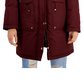 Sam Edelman Women's Faux Trim Hooded Down Parka Blue Size X-Small