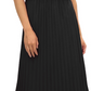 Sam Edelman Women's Sleeveless Pleated Midi Dress Black Size 4