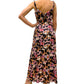 Sam Edelman Women's Fiery Floral Maxi Dress Red Size 2