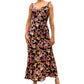 Sam Edelman Women's Fiery Floral Maxi Dress Red Size 2