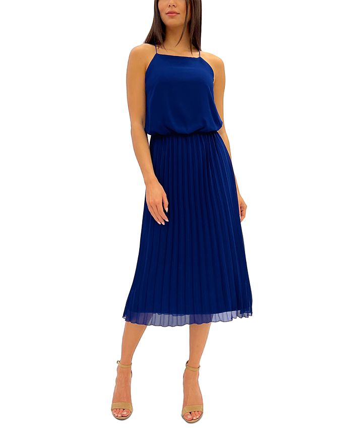 Sam Edelman Women's Pleated Midi Dress Pink Size 6