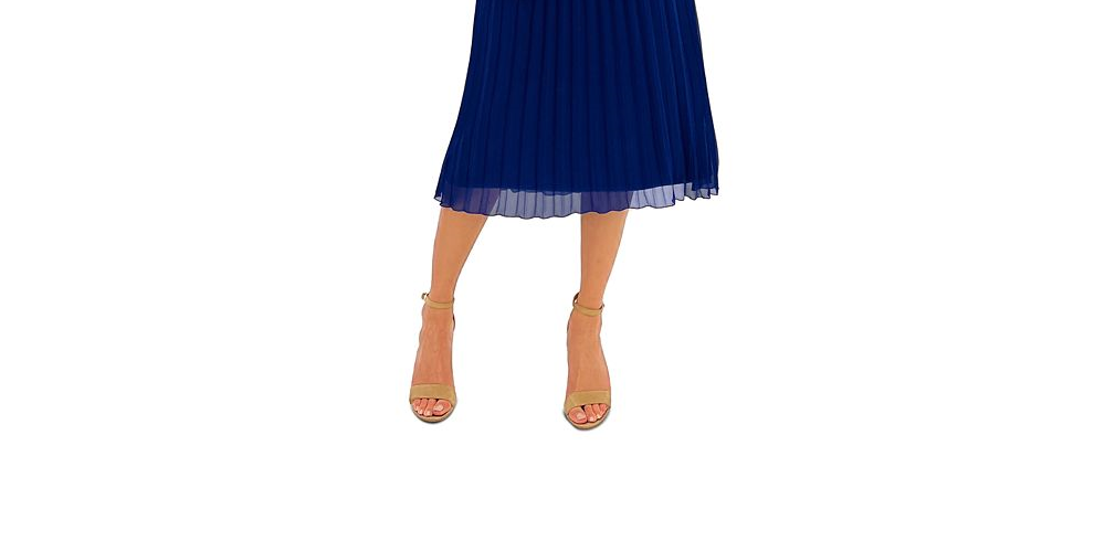 Sam Edelman Women's Pleated Midi Dress Pink Size 6
