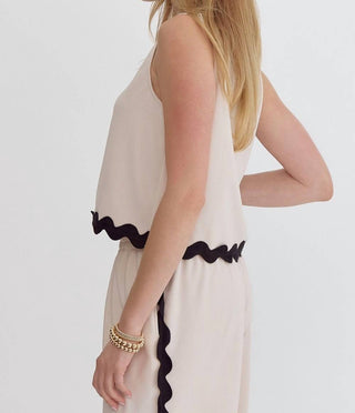Entro - Ric Rac Top and Pants Set