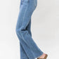 Judy Blue - Mid Rise Wide Leg Jeans