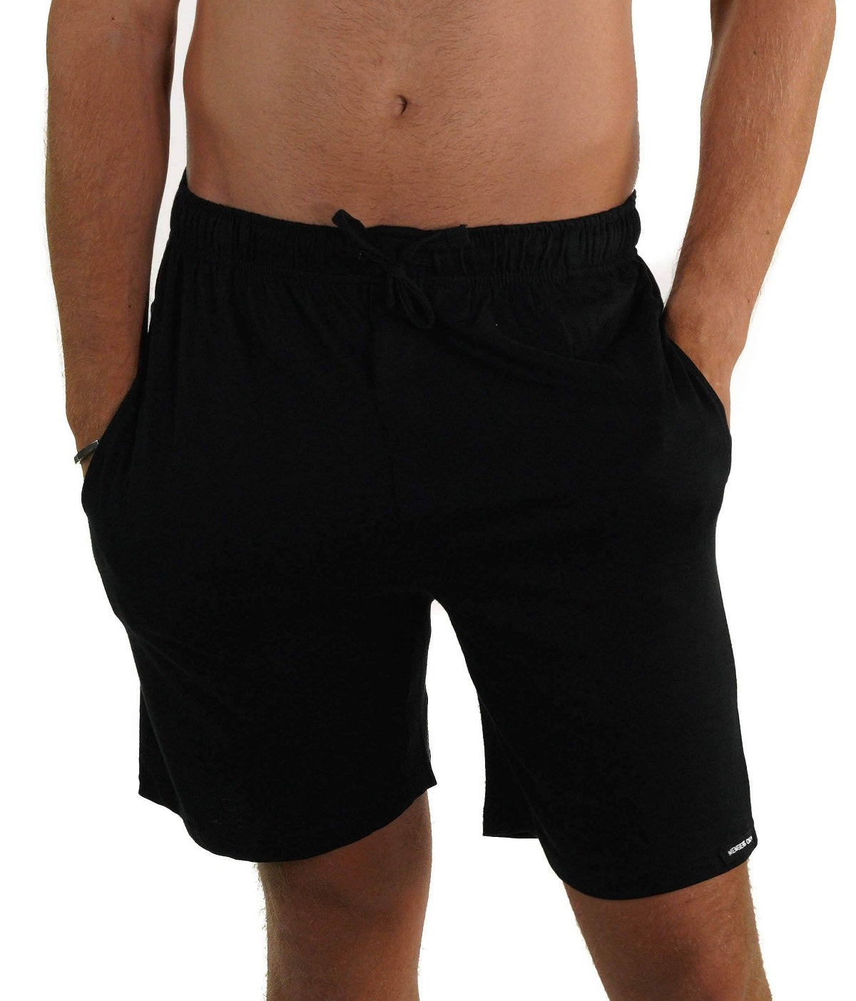 Members Only Men's Relaxed Comfortable Fit Pajama Shorts Black Size X-Large
