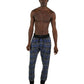 Members Only Men's Flannel Jogger Lounge Pant Gray Size Medium
