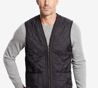 Barbour Men's Relaxed Fit Zip In Liner Vest Blue Size XX-Large