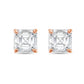 Diana M Jewels - 10.00 Cts Lab Grown Asscher Cut Stud Earrings