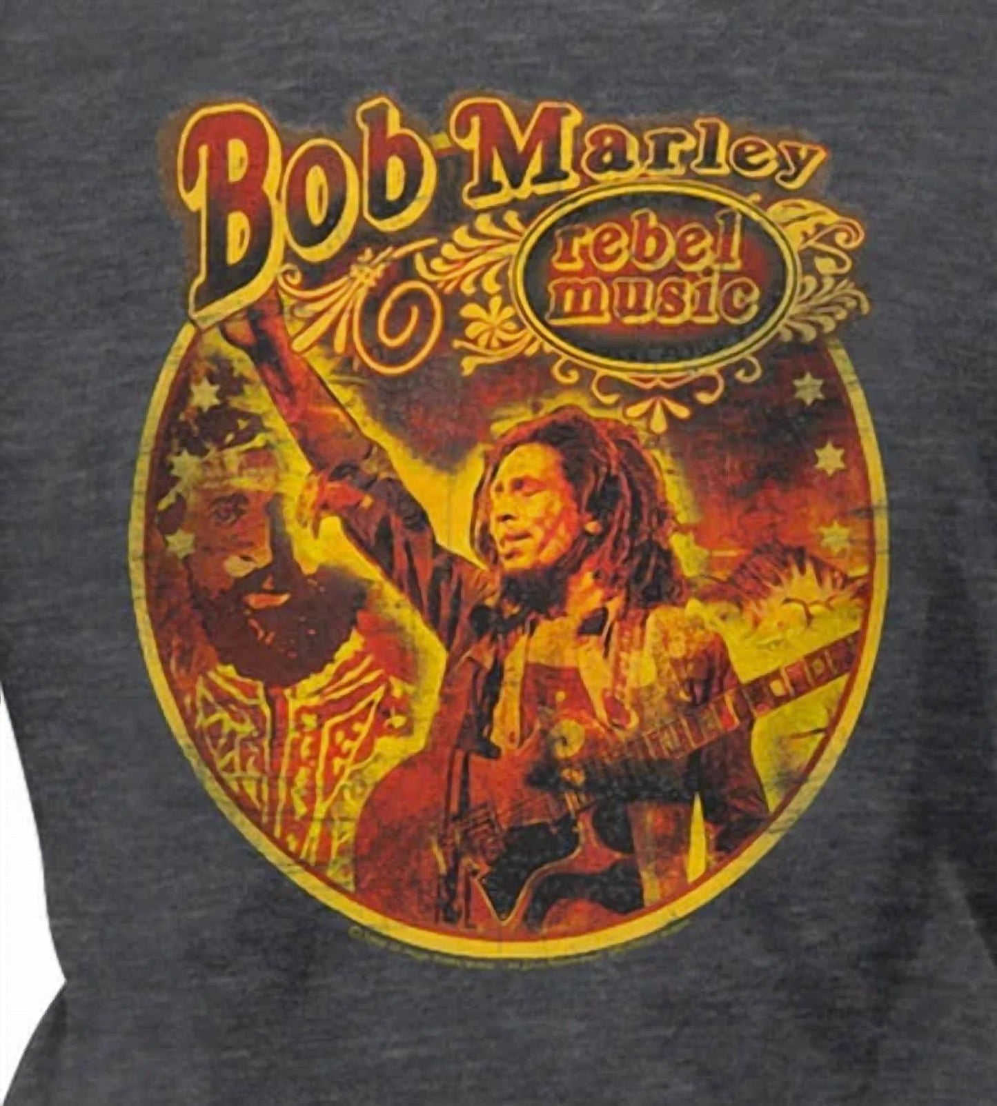 Bob Marley - Women's Rebel Music Juniors Long Sleeve T-shirt