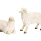 White tabletop sheep figurine (set of 4)