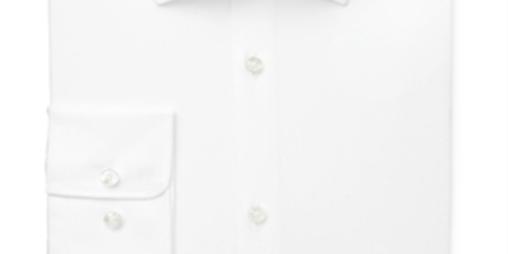 Hugo Boss Men's Slim Fit Solid Dress Shirt White Size 15.5X32X33