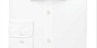 Hugo Boss Men's Slim Fit Solid Dress Shirt White Size 15.5X32X33