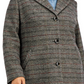 Maralyn & Me Women's Single Breasted Reefer Coat Black Size 3X
