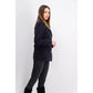 Maralyn & Me Women's Double Breasted Peacoat Black Size Small