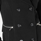 Maralyn & Me Women's Double Breasted Peacoat Black Size Small