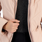 Maralyn & Me Junior's Faux Trim Hooded Puffer Coat Pink Size Large