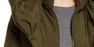 Ralph Lauren Women's Quilted Puffer Coat Green Size Large