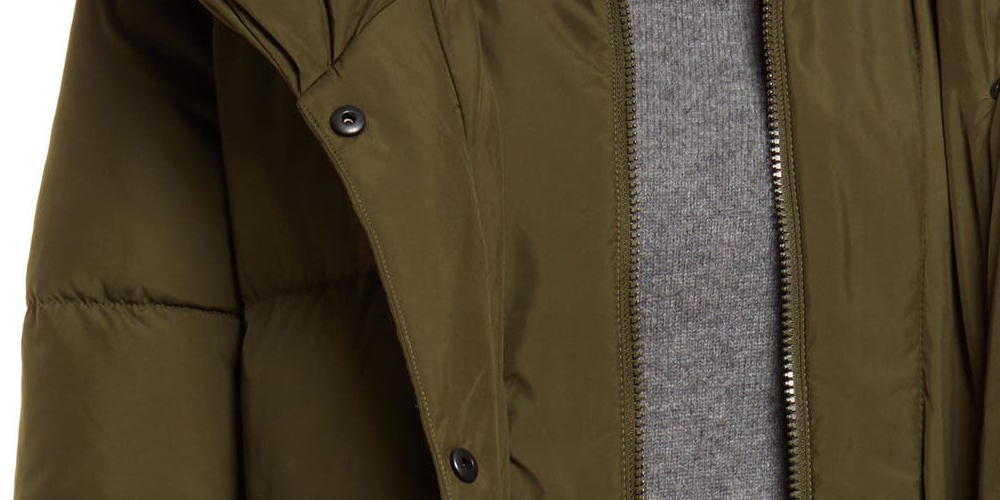 Ralph Lauren Women's Quilted Puffer Coat Green Size Large