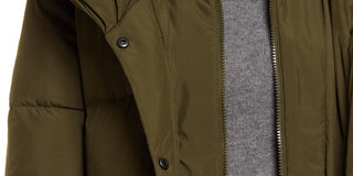 Ralph Lauren Women's Quilted Puffer Coat Green Size Large