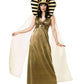 Charades Women's Halloween Empress Of The Nile Adult Costume Gold Size XL