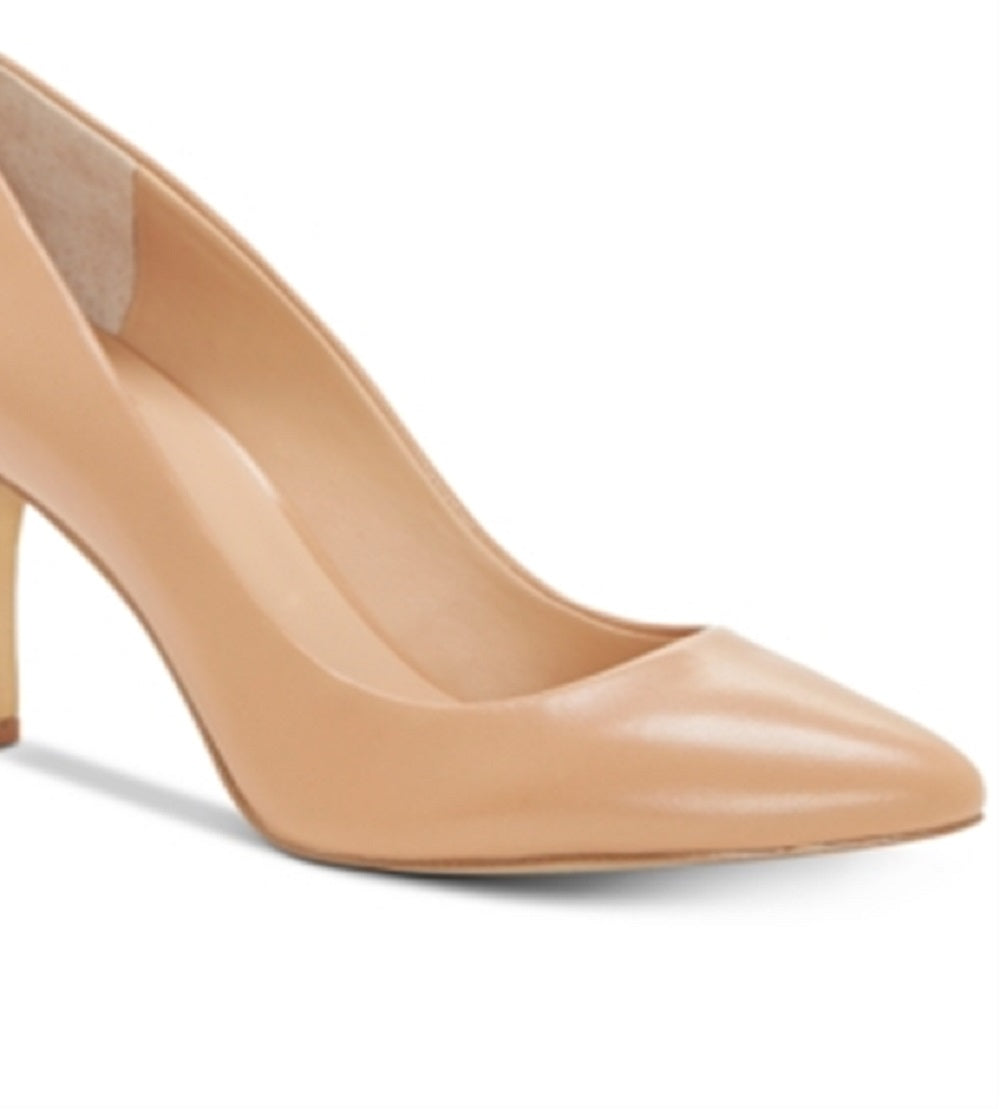 INC International Concepts Women's Zitah Pointed Toe Pumps Brown Size 5.5 M