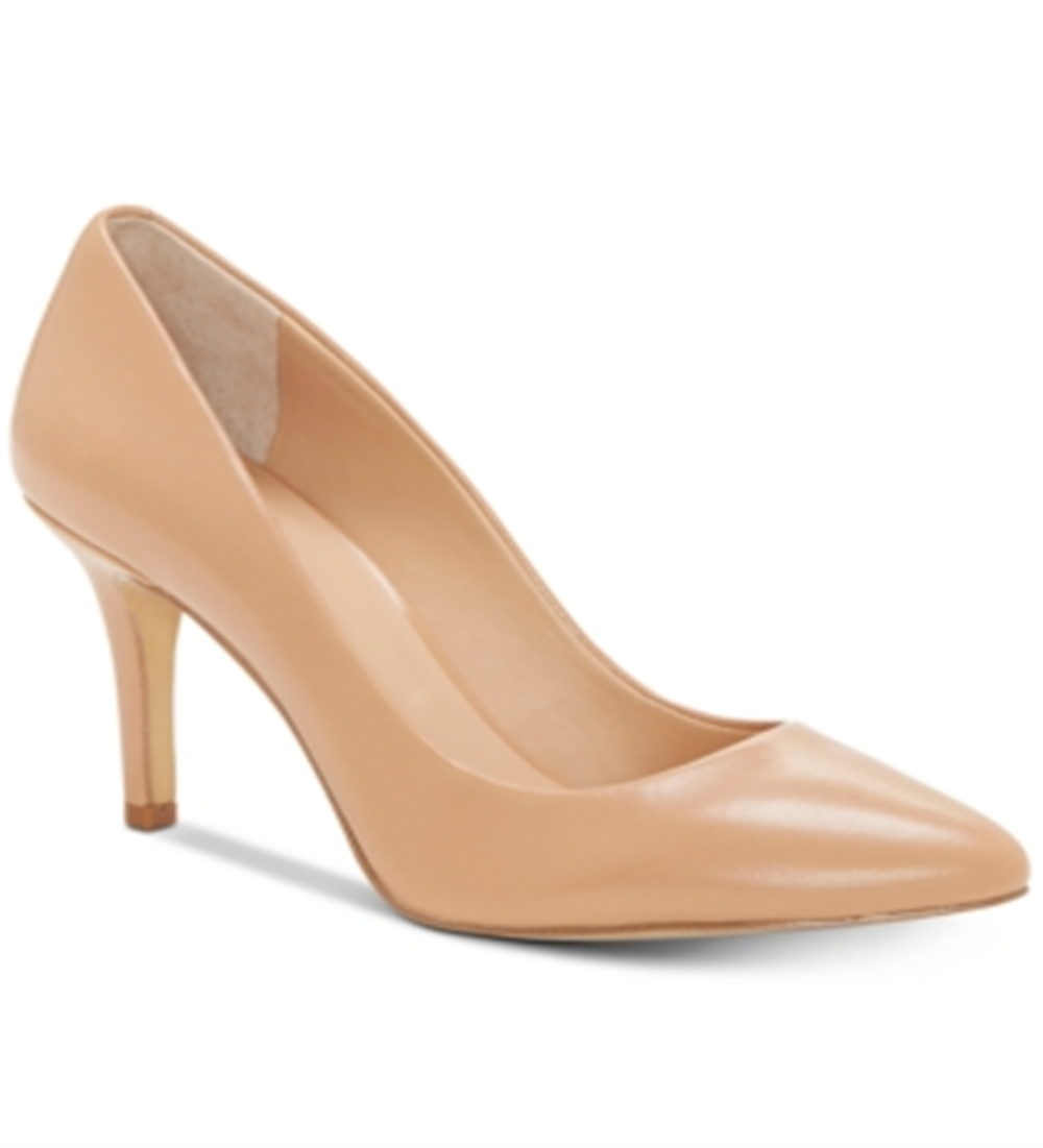 INC International Concepts Women's Zitah Pointed Toe Pumps Brown Size 5.5 M