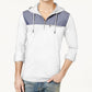 INC International Concepts Men's Quarter Zip Hoodie White Size M