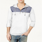 INC International Concepts Men's Quarter Zip Hoodie White Size M