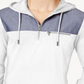 INC International Concepts Men's Quarter Zip Hoodie White Size M