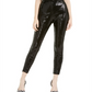 INC International Concepts Women's Sequined Skinny Ankle Pants Black Size XX-Large