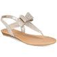 Material Girl Women's Shayleen Open Toe Casual Slide Sandals Gray Size 6 M