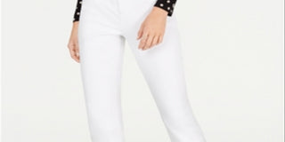 INC International Concepts Women's Skinny Jeans White  Size 2 Petite