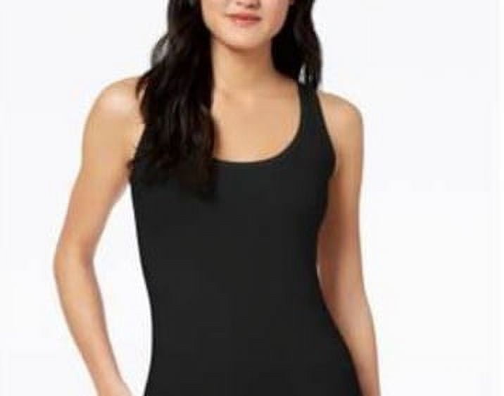 Maison Jules Women's Black Scoop-Neck Tank Size X-Small