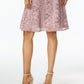 JM Collection Women's Lace A Line Dress Pink Size Petite X-Large