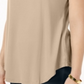JM Collection Women's Scoop Neck Top Beige Size Large